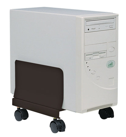 Supporto per PC in Acciaio con Ruote Nero