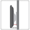 Staffa Muro Fissa Slim con Distanziali TV LED LCD 23-55'' Nero