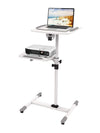 Carrello Supporto per Proiettore Beamer Notebook PC Ripiani Regolabili