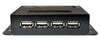 Extender USB su Cavo Cat.5/5e/6 fino a 50m con Hub 4 Porte