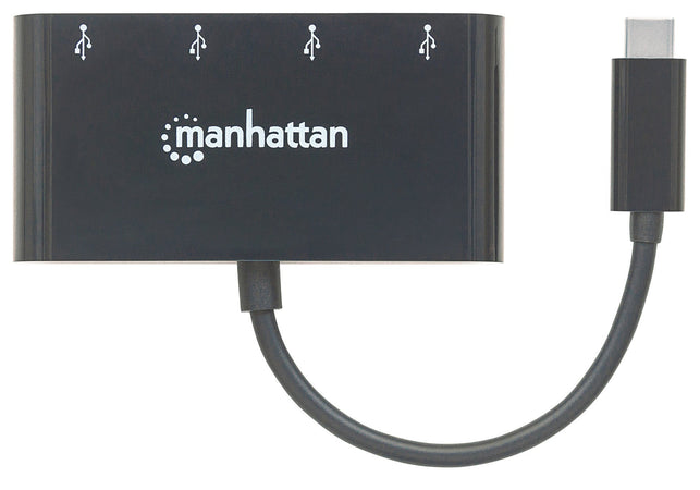 Hub USB-C&trade 3.1 SuperSpeed 4 Porte USB-A 3.0 Femmina Nero