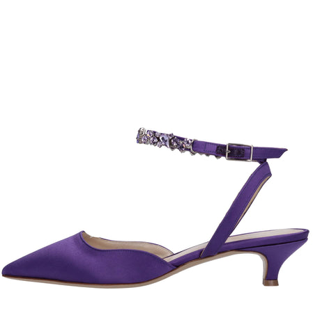Parosh Scarpe con Tacco Viola da donna