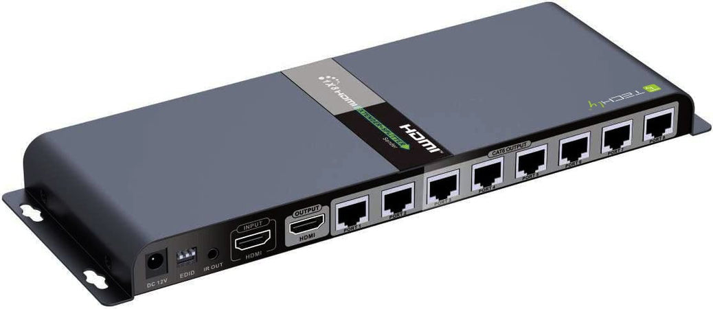 Extender Splitter HDMI 1x8 con IR su Cavo Cat. 6 fino a 40m
