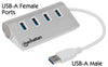 Hub USB3.0 4 porte Silver