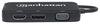 Adattatore Convertitore USB-C&trade 4 in 1 a DP/HDMI/DVI/VGA Nero