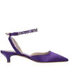 Parosh Scarpe con Tacco Viola da donna