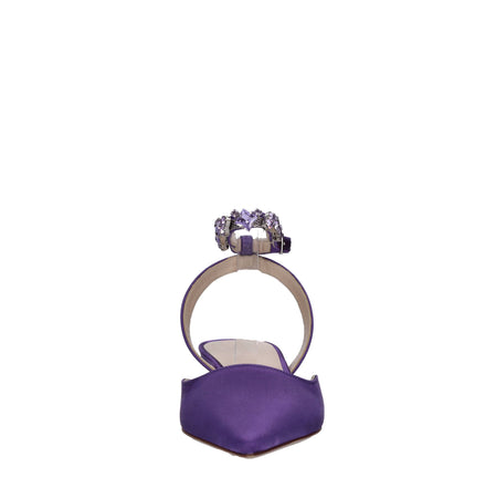 Parosh Scarpe con Tacco Viola da donna
