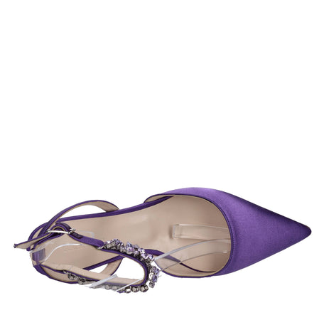 Parosh Scarpe con Tacco Viola da donna