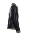 Franco - Giacca Uomo Nero in vero montone Shearling