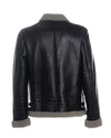 Franco - Giacca Uomo Nero in vero montone Shearling