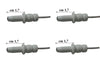 4 PZ CANDELA CANDELETTA DI ACCENSIONE CUCINA A GAS ADATTA ILVE H 2620 * 34.3