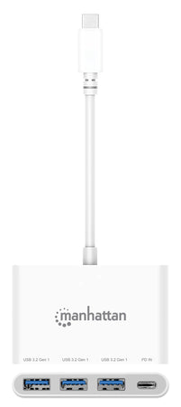 Hub USB 3.2 Gen 1 con 3 porte USB-A e 1 porta USB-C&trade Power Delivery