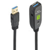 Cavo USB 3.0 Attivo Prolunga USB-A con 3 Amplificatori di Segnale 20m