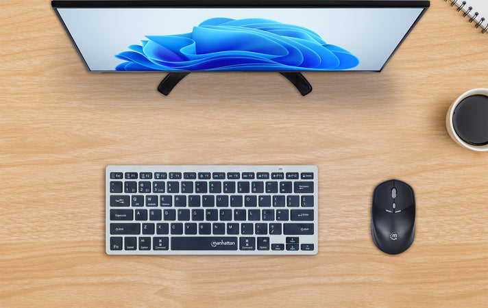 Mouse Ottico USB Wireless 1600dpi Compatto Nero