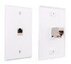 Accoppiatore di Rete RJ45 Cat.6A F/F Schermato FTP da pannello 16.5mm