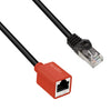 Adattatore RJ45 Cat.6A Classe EA Break Away Protezione Antistrappo 20cm