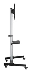 Carrello TV 37''-86'' Multimediale in Alluminio Regolabile in Altezza