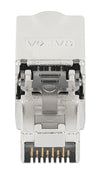 Connettore Plug RJ45 8P8C Cat.6A Schermato STP