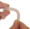 Cavo Slim Patch di Rete Pieghevole in Rame Cat.6A U/UTP 1m Bianco