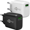 Caricabatterie Ricarica Rapida USB QC 3.0 (18 W) Bianco