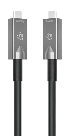 Cavo Ottico Attivo Dati e Video USB 3.2 Gen 2 USB-C&trade M/M Fibra Ottica 4K 10 m