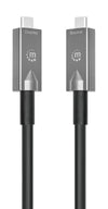 Cavo Ottico Attivo Dati e Video USB 3.2 Gen 2 USB-C&trade M/M Fibra Ottica 4K 7,5 m