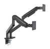 Supporto da Scrivania per Doppio Monitor 17-45'' con Molla Meccanica in Alluminio