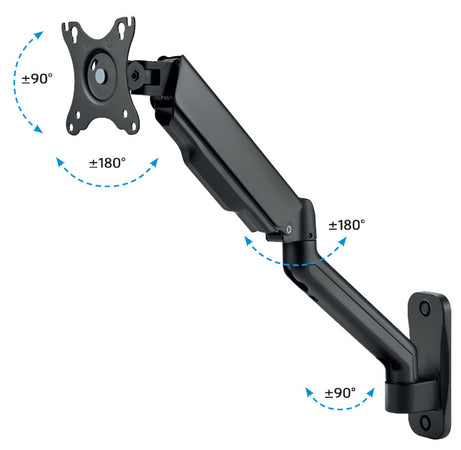Supporto a Muro con Molla per TV 17-32'' Estensione 55,1 cm