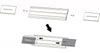 Kit Staffe e Braccio di Giunzione per Supporto Video Wall da Pavimento