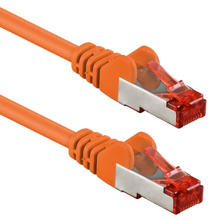 Cavo di rete Patch in rame Cat. 6 Arancione SFTP LSZH 0,5m