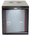 Armadio Rack 19'' a muro 15 unità sezione unica prof. 600mm Nero