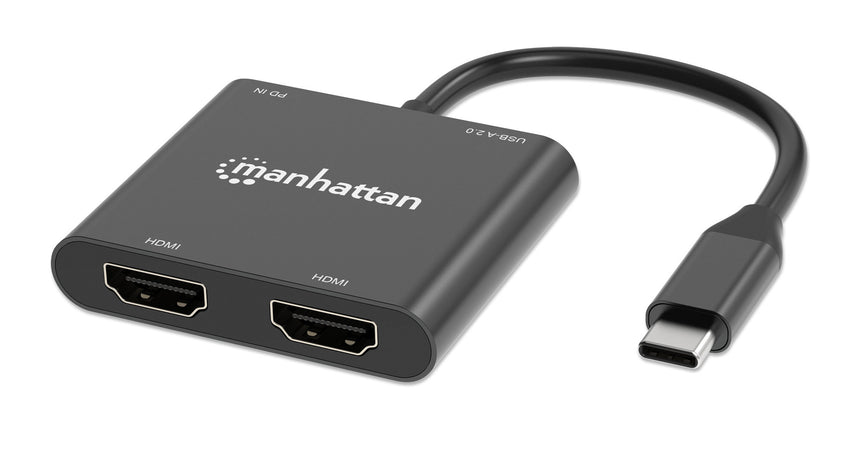 Adattatore USB-C&trade PD a Doppio Monitor HDMI per Laptop e Tablet