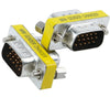 Mini Gender Changer VGA DB 15 poli HD M/M