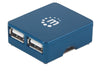 Micro USB Hub 2.0 4 porte, attivo