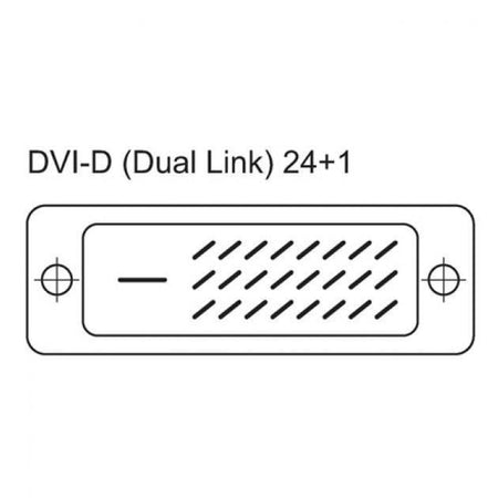 Cavo Monitor DVI Digitale M/M Dual Link 1,8 m (DVI-D)