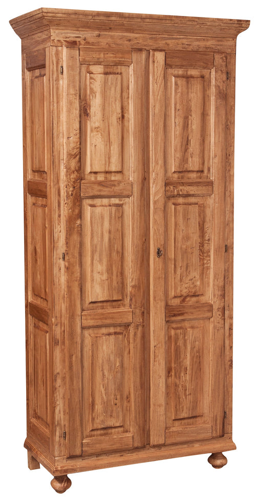 Biscottini Armadio Country Biscottini legno massello tiglio naturale 100x50x210 Made in