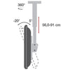 Supporto Telescopico Universale a Soffitto per 2 TV LED LCD 32-55''