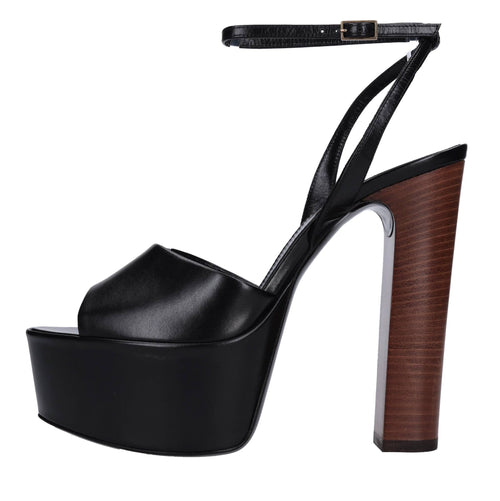 Saint Laurent Sandali Nero da donna