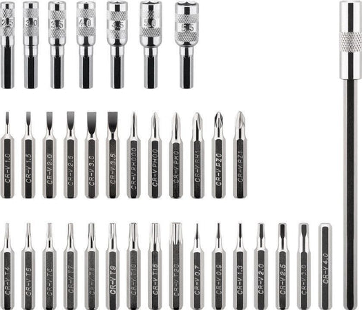 Kit Mini Valigetta 37 Cacciaviti di Precisione