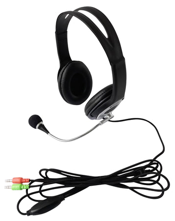 Cuffia Stereo con Microfono e Controllo Volume