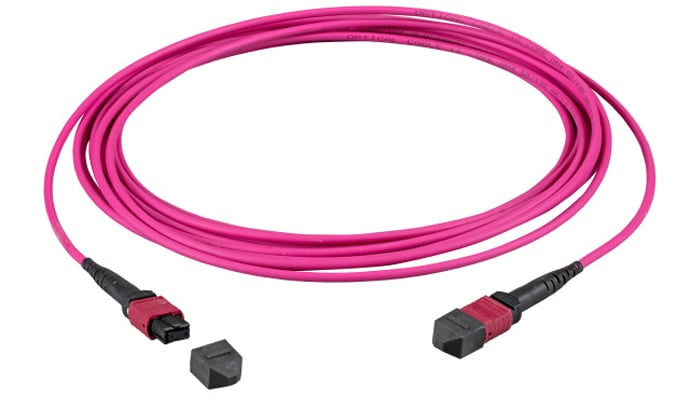 Cavo Patch a 12 Fibre MTP-F/MTP-F OM4 Code A 3 metri