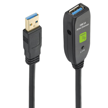 Cavo USB 3.0 Attivo Prolunga USB-A con 2 Amplificatori di Segnale 10m