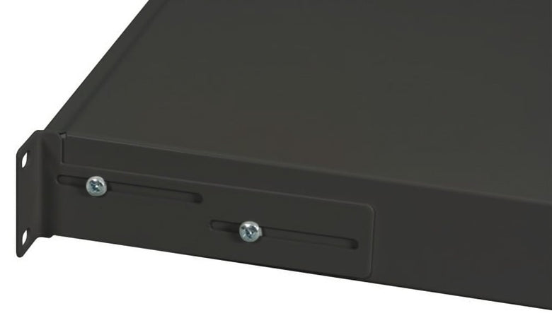 Box Ottico Versione Scorrevole 1U Senza Pannello Frontale Nero