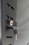 Armadio Rack 19'' a Muro 12 Unità P.600 mm Flat Pack Nero