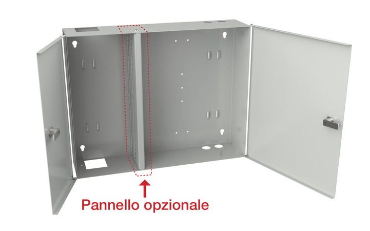 Box a Muro a Due Ante per Fibra Ottica