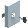Kit 2 Serrature a Camma a Quarto di Giro per Cabinet