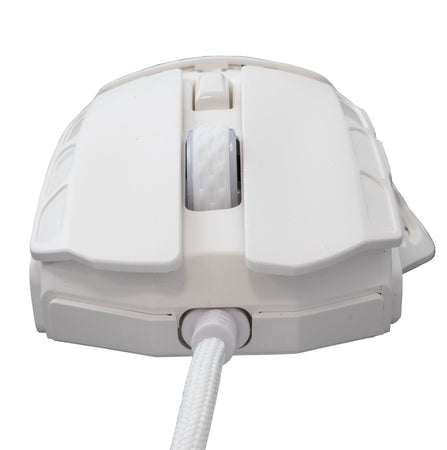 Mouse Ottico Gaming LED RGB con Cavo USB 7200 dpi Bianco, ECTOR