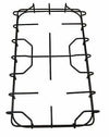 STAR GRIGLIA PER CUCINA 1 PZ SMALTATA CM 22.5 X 41,7 2 FUOCHI P 5552