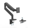 Supporto da Scrivania per Monitor Singolo 17-49'' con Molla Meccanica in Alluminio