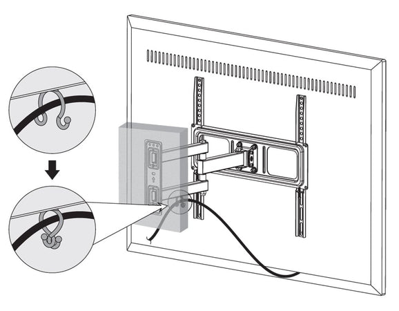 Supporto a Muro per TV LED LCD 32-55'' Full-Motion